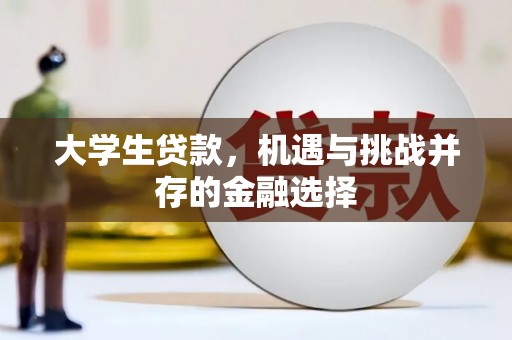 虾峙大学生贷款，机遇与挑战并存的金融选择