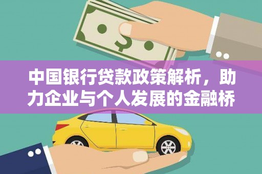 虾峙中国银行贷款政策解析，助力企业与个人发展的金融桥梁