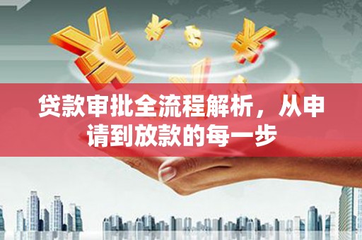 虾峙贷款审批全流程解析，从申请到放款的每一步