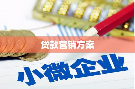 虾峙贷款营销方案