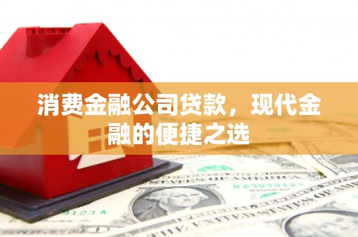 虾峙消费金融公司贷款，现代金融的便捷之选