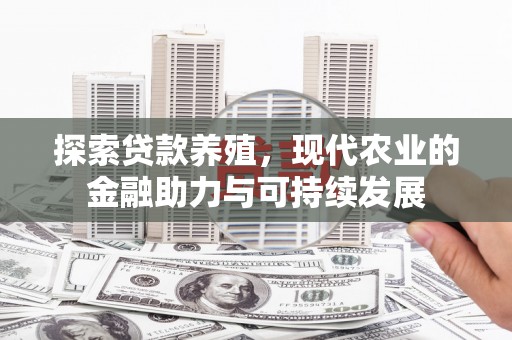 虾峙探索贷款养殖，现代农业的金融助力与可持续发展