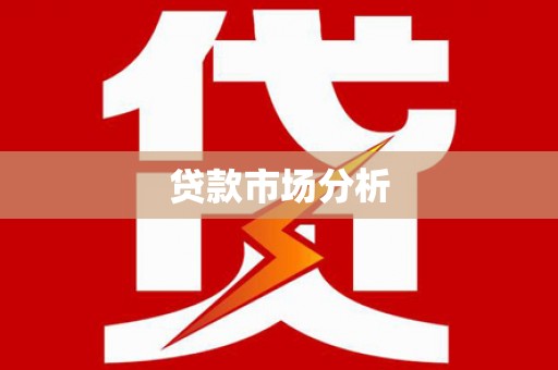 虾峙贷款市场分析
