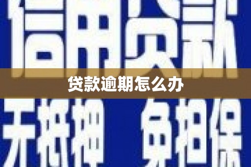 虾峙贷款逾期怎么办