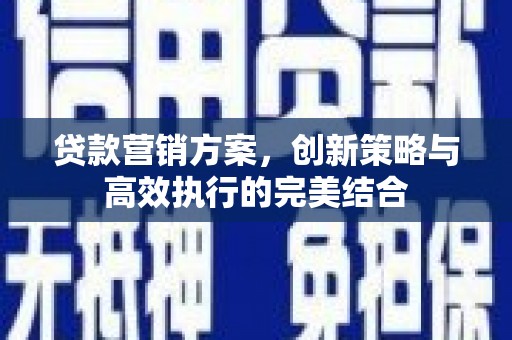 虾峙贷款营销方案，创新策略与高效执行的完美结合