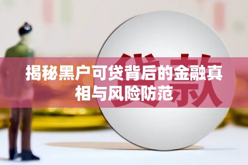 虾峙揭秘黑户可贷背后的金融真相与风险防范