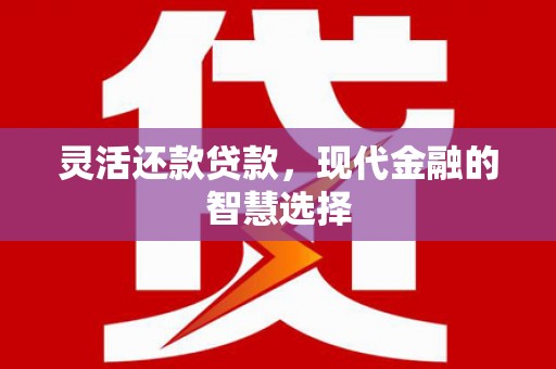 虾峙灵活还款贷款，现代金融的智慧选择