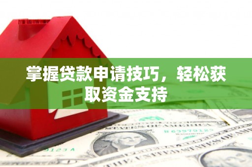 虾峙掌握贷款申请技巧，轻松获取资金支持