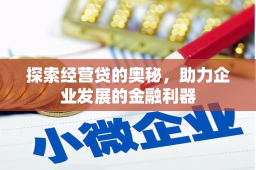 虾峙探索经营贷的奥秘，助力企业发展的金融利器