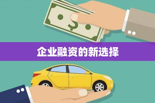 虾峙企业融资的新选择
