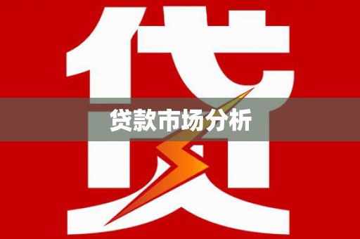 虾峙贷款市场分析