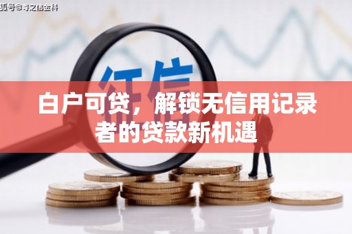 虾峙白户可贷，解锁无信用记录者的贷款新机遇