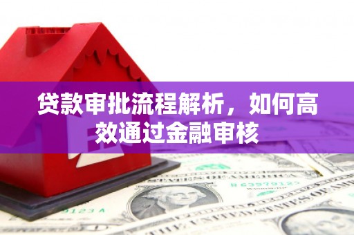 虾峙贷款审批流程解析，如何高效通过金融审核