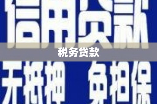 虾峙税务贷款