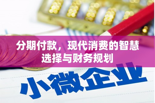 虾峙分期付款，现代消费的智慧选择与财务规划