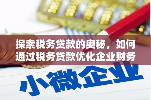 虾峙探索税务贷款的奥秘，如何通过税务贷款优化企业财务