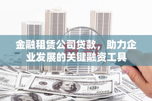 虾峙金融租赁公司贷款，助力企业发展的关键融资工具