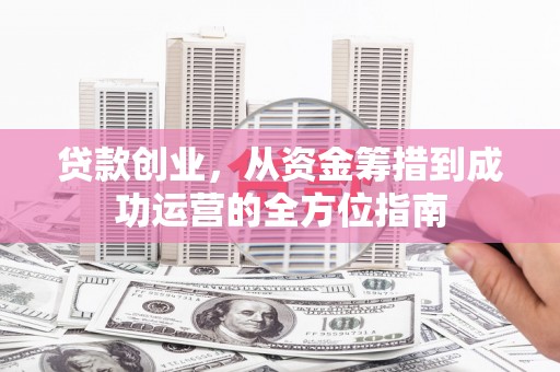 虾峙贷款创业，从资金筹措到成功运营的全方位指南