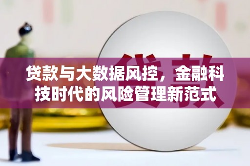 虾峙贷款与大数据风控，金融科技时代的风险管理新范式