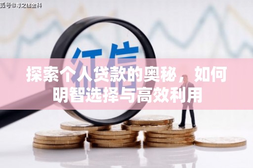 虾峙探索个人贷款的奥秘，如何明智选择与高效利用