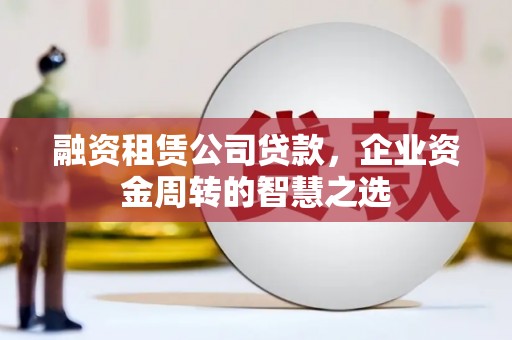 虾峙融资租赁公司贷款，企业资金周转的智慧之选