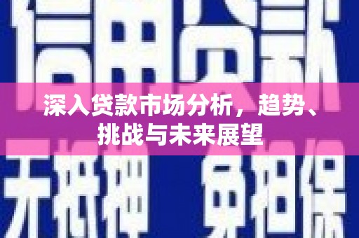 虾峙深入贷款市场分析，趋势、挑战与未来展望