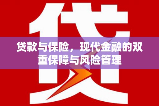 虾峙贷款与保险，现代金融的双重保障与风险管理