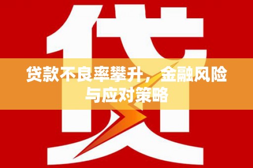 虾峙贷款不良率攀升，金融风险与应对策略