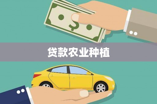 虾峙贷款农业种植