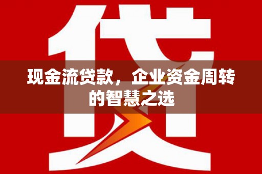 虾峙现金流贷款，企业资金周转的智慧之选