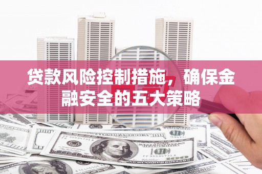 虾峙贷款风险控制措施，确保金融安全的五大策略