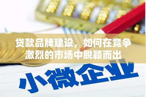 虾峙贷款品牌建设，如何在竞争激烈的市场中脱颖而出