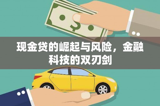 虾峙现金贷的崛起与风险，金融科技的双刃剑