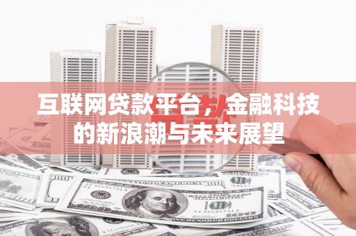 虾峙互联网贷款平台，金融科技的新浪潮与未来展望