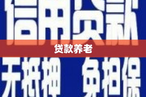 虾峙贷款养老