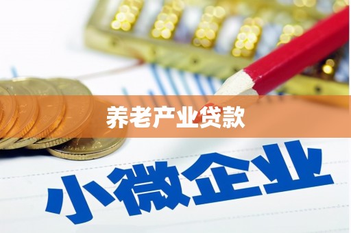 虾峙养老产业贷款