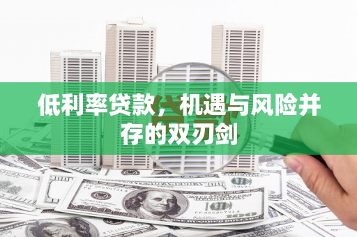 虾峙低利率贷款，机遇与风险并存的双刃剑