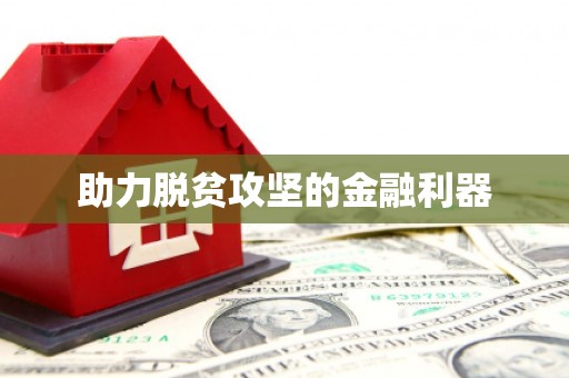虾峙助力脱贫攻坚的金融利器