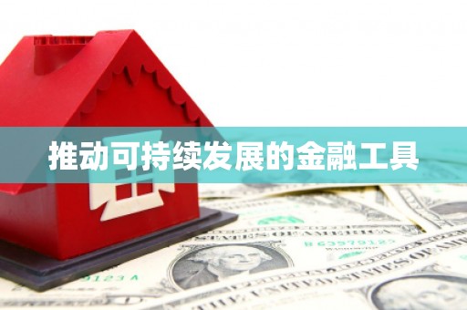 虾峙推动可持续发展的金融工具
