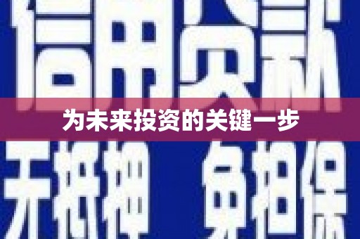 虾峙为未来投资的关键一步