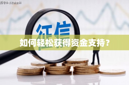 虾峙如何轻松获得资金支持？